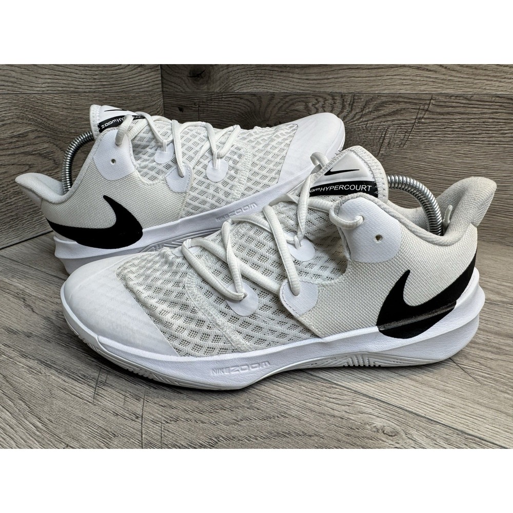 Nike Zoom Hyperspeed Court Volleyball Shoes White Black CI2964-100 Womens 9.5